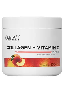 مکمل‌های ورزشی آمینو اسید Collagen + Vitamin C 200 G, Peach