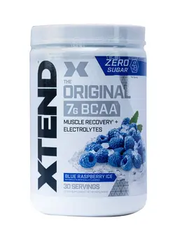 مکمل‌های ورزشی آمینو اسید Original 7G BCAA Muscle Recovery + Electrolytes, Blue Raspberry - 30 Servings - 420 grams