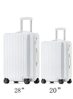 چمدان و ساک مسافرتی چمدان تک Set of 2 Premium Expandable Aluminum Frame ABS & PC Suitcase 20/28 Inch 