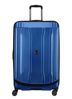 چمدان و ساک مسافرتی چمدان تک Delsey Cruise 80cm Hardcase 4 Double Wheel Check-In Luggage Trolley Blue 