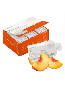 ویتامین و ساپلیمنت مکمل‌های گوارشی Focus + Recall, Brain Boost Supplement Liquid Gel, Nootropics for Focus, Memory, Concentration, Alertness, Brain Health, Phosphatidylserine, Theanine, MCT, Omega 3, MICROGEL (30 Gel Packs)