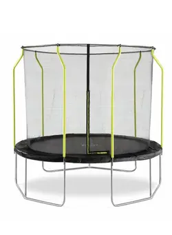 بازی‌های فضای باز و تجهیزات پارک ترامپولین Trampoline Wave Springsafe and Enclosure 10ft 