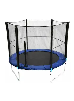 بازی‌های فضای باز و تجهیزات پارک ترامپولین Trampoline With Safety Net 180x180x200centimeter 