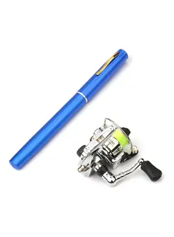 ماهیگیری چوب ماهیگیری Portable Pen-Sized Fishing Rod 