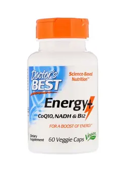 مکمل‌های ورزشی افزایش انرژی Energy+ CoQ10 NADH And B12 Dietary Supplement 60 Veggie Capsule