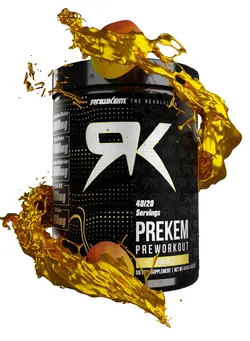 مکمل‌های ورزشی قبل از تمرین Rawkem PreKem Pre Workout Powder for enhanced Energy, Citrulline, beta alanine, Alpha GPC, caffeine,Focus and Endurance, pre workout energy, pump 40 Servings, 414g