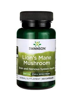 مکمل‌های تقویتی و تنظیمی گیاهی Lion's Mane Mushroom Memory Support - 60 Capsules