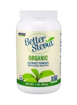 مکمل‌های تقویتی و تنظیمی گیاهی Better Stevia Organic Extract Powder