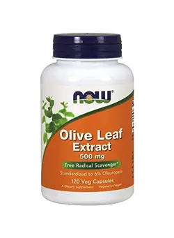 مکمل‌های تقویتی و تنظیمی گیاهی Olive Leaf Extract 500 mg - 120 Veg Capsules