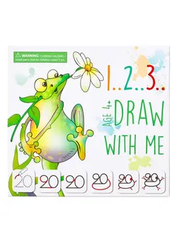 یادگیری و آموزشی سایر 123 Draw With Me Learn How To Draw Animals Step By Step Birthday Present For Preschoolers And Kids Age 3 4 5 6 Numbers 020 
