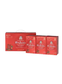 مکمل‌های تقویتی و تنظیمی گیاهی Hong Sam Won Korean Red Ginseng Drink Set of 3 Boxes 0 Pouches Per Box 1500ml