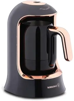 قهوه‌ساز و فوم‌ساز شیر قهوه ترک ساز Kahvekolik Turkish Coffee Machine Pink, PINK & SILVER, A860 