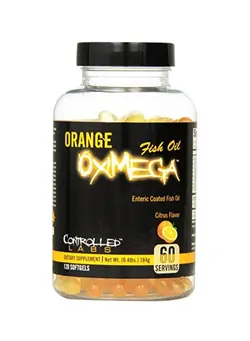 ویتامین و ساپلیمنت مکمل‌های گوارشی Orange Oximega Fish Oil Dietary Supplement - Citrus Flower - 120 Softgels