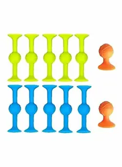 گجت، فیجت و سرگرمی اسپینر 12-Piece Silicone Stress Sensory Toy Set 
