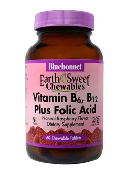 ویتامین و ساپلیمنت مکمل‌های گوارشی Earth Sweet Natural Raspberry Flavor Chewables - 60 Chewable Tablets