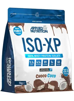 مکمل‌های ورزشی پروتئین Applied Nutrition ISO XP Whey Isolate - Whey Protein Isolate Powder, ISO-XP Funky Yummy Flavours (1kg - 40 Servings) (Choco Coco)