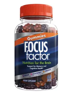 ویتامین و ساپلیمنت دمنوش و مکمل‌های گیاهی Nootropic Gummies, Memory Supplement for Brain, Phosphatidylserine, Bacopa, Huperzine A, 60 Count