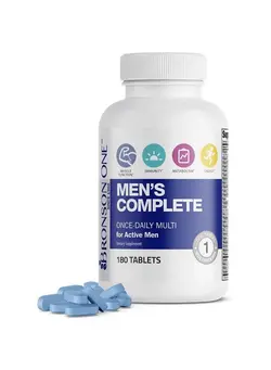 ویتامین و ساپلیمنت مکمل‌های گوارشی One Daily Men’S Complete Multivitamin Multimineral Oncedaily Multi For Active Men 180 Tablets