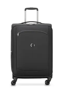 چمدان و ساک مسافرتی چمدان تک Delsey  Montmartre Air 2.0 83cm Softcase 4 Double Wheel Expandable Check-In Luggage Trolley Black 