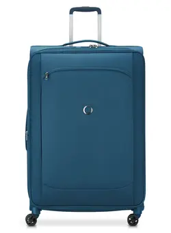 چمدان و ساک مسافرتی چمدان تک Delsey  Montmartre Air 2.0 83cm Softcase 4 Double Wheel Expandable Check-In Luggage Trolley Light Blue 