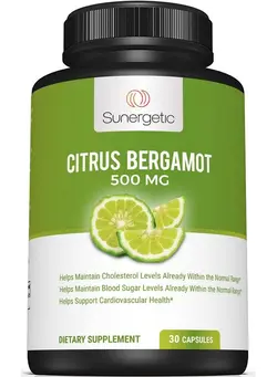 ویتامین و ساپلیمنت مکمل‌های گوارشی Bergamot Capsulesformulated With Organic Bergamot Extractclinically Studied Bergamonte® To Support Healthy Cholesterol Levels Within Normal Range30 Citrus Bergamot Capsules