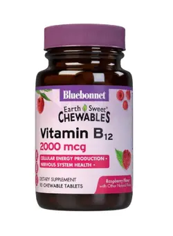 ویتامین و ساپلیمنت مکمل‌های گوارشی EarthSweet Chewables Vitamin B12 - 90 tablets