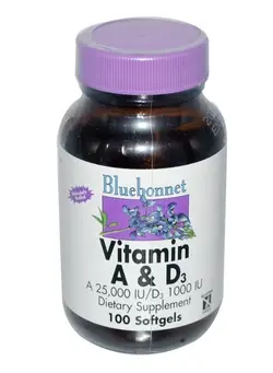 ویتامین و ساپلیمنت مکمل‌های گوارشی Vitamin A And D3 - 100 Softgels