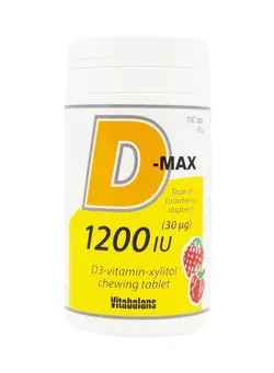 ویتامین و ساپلیمنت دمنوش و مکمل‌های گیاهی D-Max Vitamin D3 1200 IU Muscle Growth 100 Tablets