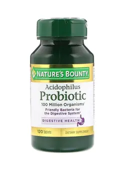 ویتامین و ساپلیمنت مکمل‌های گوارشی Acidophilus Probiotic Dietary Supplement - 120 Tablets