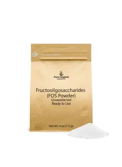 ویتامین و ساپلیمنت مکمل‌های گوارشی Fructooligosaccharides 4Oz No Additives Fos Powder