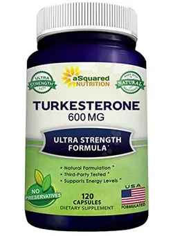 ویتامین و ساپلیمنت دمنوش و مکمل‌های گیاهی Turkesterone Supplement 600Mg 120 Capsules Ajuga Turkestanica Extract Powder Turkesterone Supplement Complex Pills Natural Formulation