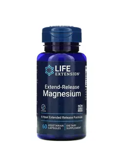 ویتامین و ساپلیمنت دمنوش و مکمل‌های گیاهی Extend-Release Magnesium - 60 Vegetarian Capsules