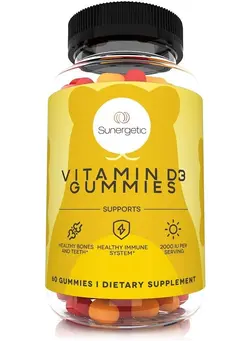 ویتامین و ساپلیمنت دمنوش و مکمل‌های گیاهی Premium Vitamin D3 Gummies – Powerful Vitamin D Gummies to Support Healthy Bones, Mood & Immune System – 2000 IU of Vitamin D3 per Serving – 60 D3 Gummies