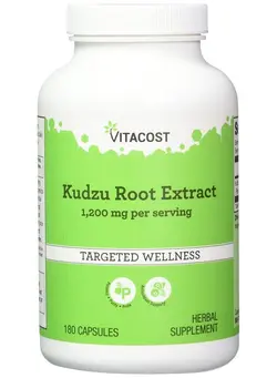 ویتامین و ساپلیمنت دمنوش و مکمل‌های گیاهی Vitacost Kudzu Root Extract -- 1200 mg per serving - 180 Capsules