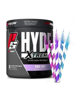 مکمل‌های ورزشی پروتئین Hyde Xtreme Intense Energy Pre-Workout Powder Pixie Dust 30 Servings