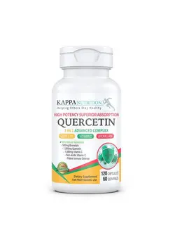 ویتامین و ساپلیمنت مکمل‌های گوارشی (120 Capsules) Quercetin 1000Mg Bromelain 500Mg And Vitamin C 1000Mg 3 In 1 From Bioflavonoids Supports Immune Cardiovascular & Respiratory Health Seasonal Allergy Relief.