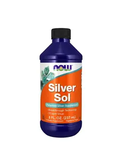 ویتامین و ساپلیمنت مکمل‌های گوارشی Supplements Silver Sol 10 Ppm With Elemental Silver And Deionized Water Liquid 8 Ounce