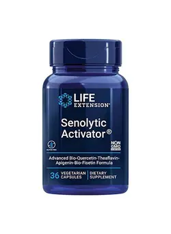 ویتامین و ساپلیمنت مکمل‌های گوارشی Senolytic Activator With Quercetin Fisetin For Immune Support Anti Aging & Longevity Supports Systemic Rejuvenation Non Gmo Gluten Free 36 Vegetarian Capsules