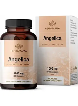 ویتامین و ساپلیمنت مکمل‌های گوارشی Angelica Root Capsules Organic Dong Quai Root Capsules Angelica Root Powder Vegan Supplemen Dong Quai Herb Pills 1000Mg 100 Caps