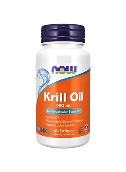 ویتامین و ساپلیمنت مکمل‌های گوارشی Supplements Neptune Krill Oil 500 Mg Phospholipid Bound Omega 3 Cardiovascular Support* 60 Softgels
