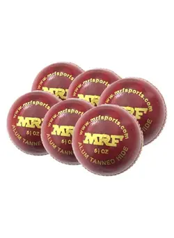 کریکت توپ MRF Club Cricket Ball Red Colour Pack Of 6 