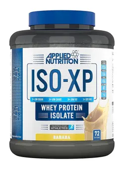 مکمل‌های ورزشی پروتئین Applied Nutrition ISO XP Whey Isolate - Pure Whey Protein Isolate Powder ISO-XP, ISO Whey Premium with Glutamine and BCAAs (1.8kg - 72 Servings) (Banana)