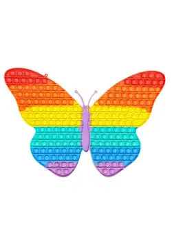 گجت، فیجت و سرگرمی پاپ ایت Push Pop Bubble Sensory Fidget Toy Butterfly Shape Random Colour 