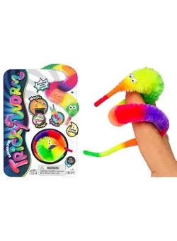 گجت، فیجت و سرگرمی اسپینر Fuzzy Worms On Strings On A String Magic Worms Fidget Toy (1 Assorted Individually Packed) Wiggly Worm On String Twisty Fuzzy Worm Toys For Kids Party Favors Add Anxiety Relief 52191A 