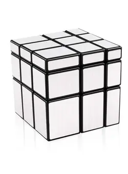 پازل سایر Shengshou Mirror Cube 3X3X3 Speed Cube 3X3 Mirror Blocks Cube Different Shapes Silver Cube 57Mm 