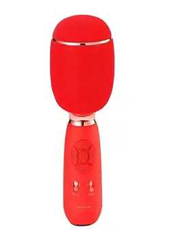 میکروفون سایر Wireless WS-1885 Bluetooth Microphone and Inbuilt Speaker (RED) 