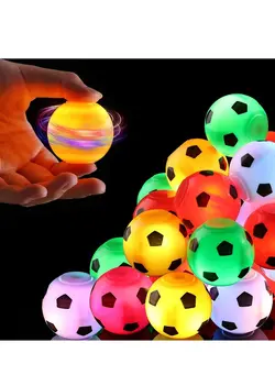 گجت، فیجت و سرگرمی اسپینر 12 Pack Soccer Party Favors Light Up Fidget Spinner Soccer Ball Toys Soccer Basket Stuffers Gifts Toy for Classroom Prizes Return Gifts for Kids Birthday Party Party Favors 