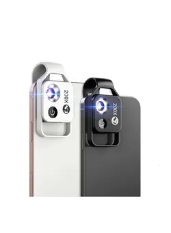 دوربین فیلم‌برداری و عکاسی تلسکوپ و میکروسکوپ APEXEL 200X Smartphone Microscope Lens CPL 