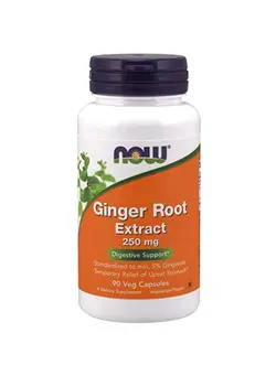 ویتامین و ساپلیمنت مکمل‌های گوارشی Ginger Root Extract Dietary Supplement - 90 Capsules