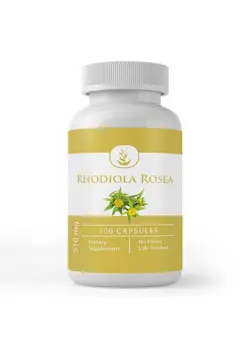 ویتامین و ساپلیمنت مکمل‌های گوارشی Rhodiola Rosea (100 Capsules) Always Pure No Additives Or Fillers Lab Verified